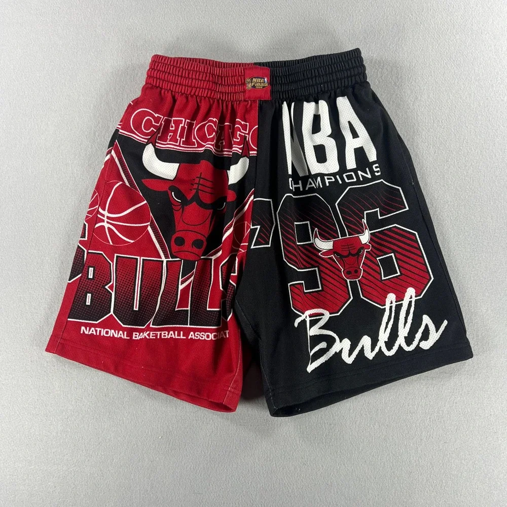 Mitchell & Ness Chicago Bulls‎ NBA Finals 1996 Home And Away Shorts Mens Size M